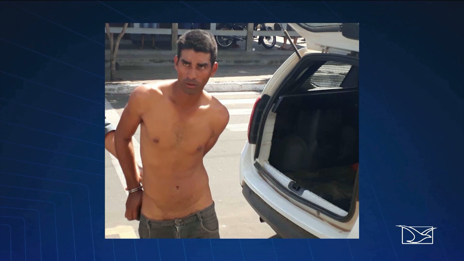 Welison Cavalcante tem 29 anos e foi preso em flagrante pela Polícia Militar (Foto: Reprodução/TV Mirante)