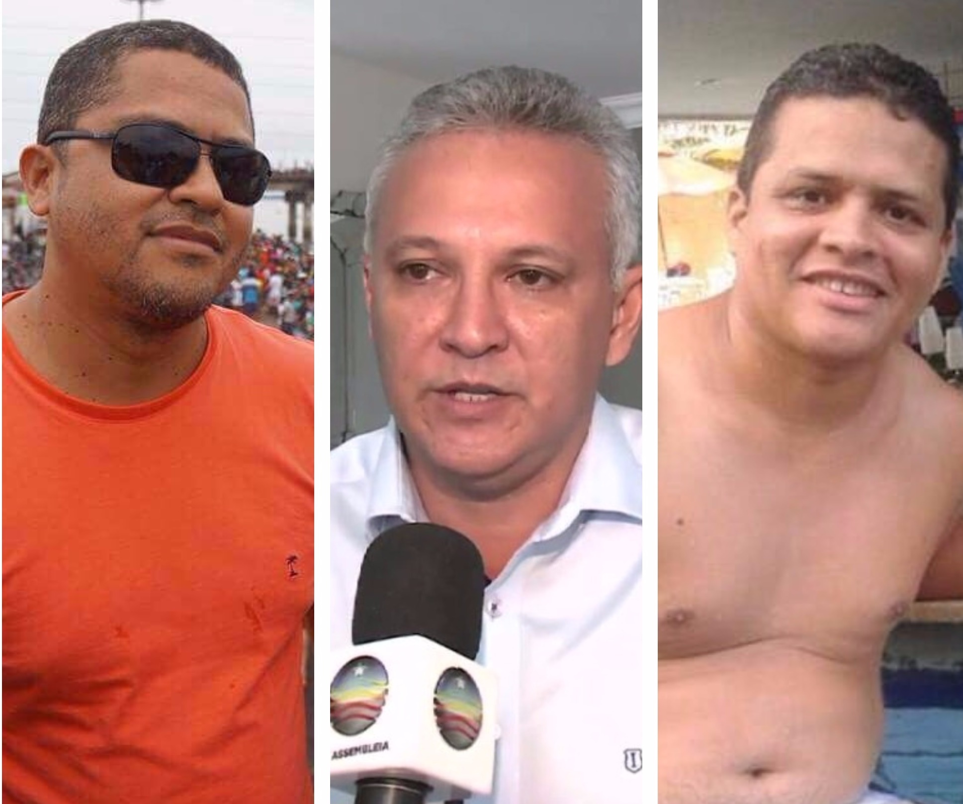 Vereador Jorge Malhadeira (PTB), Prefeito Zezildo Almeida (PTB), e Julio Pinheiro - irmão do vereador usado como laranja na trama.